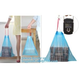 Disposable biohazard infectious plastic drawstring medical waste bag, Promotiona