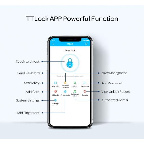 RFID Commercial Rfid Door Lock System Cerradura Smart Lock For Wooden Door
