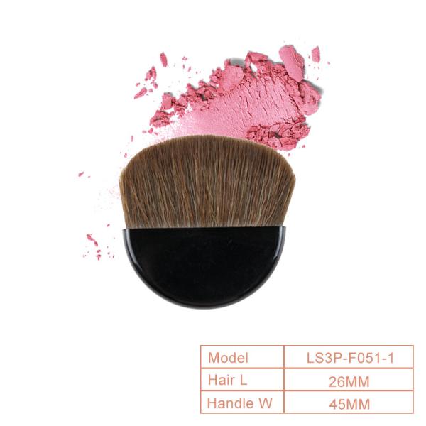 Synthetic hair or natural hair Makeup Kit Plastic Handle