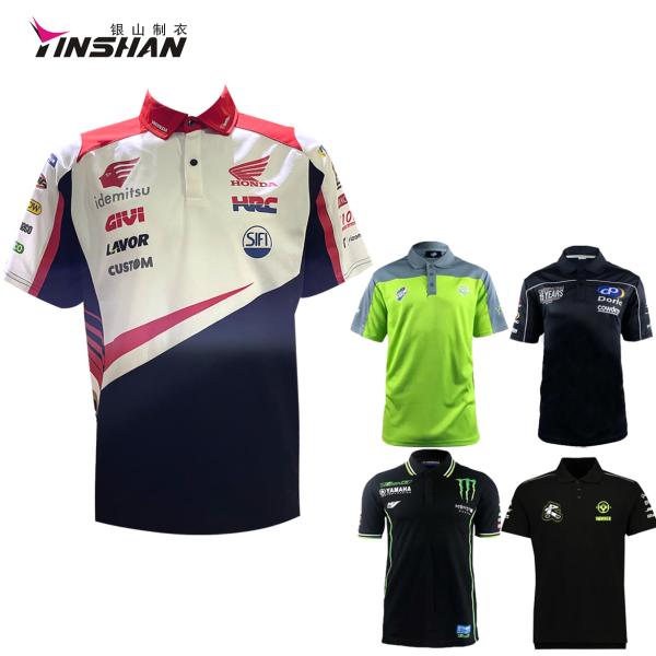 Racing Suit for Adults Customized Color Polo Shirt for Soccer Cycling Cricket and F1