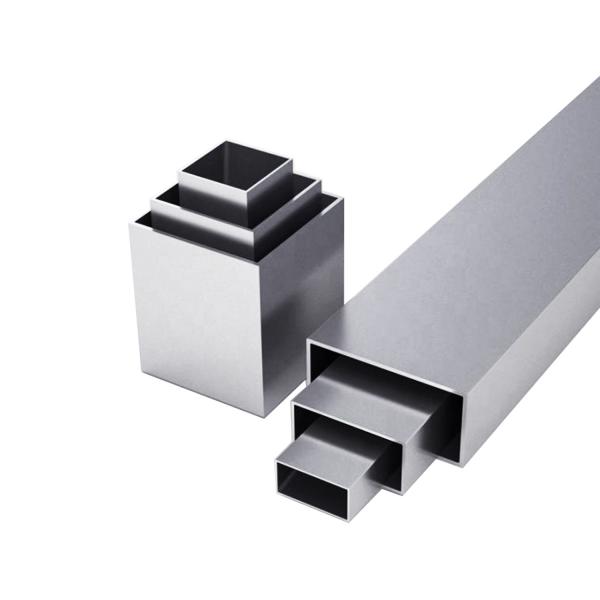 6061 T6 6063 Aluminum Alloy Square Tube Extrusion Mill Finished 55mm 60MM 70mm