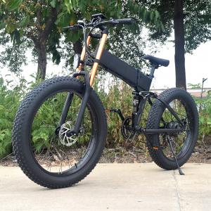 China Large Fork Full Suspension E Mtb 26inch Fat Wheel Electric Bicycle on sale
