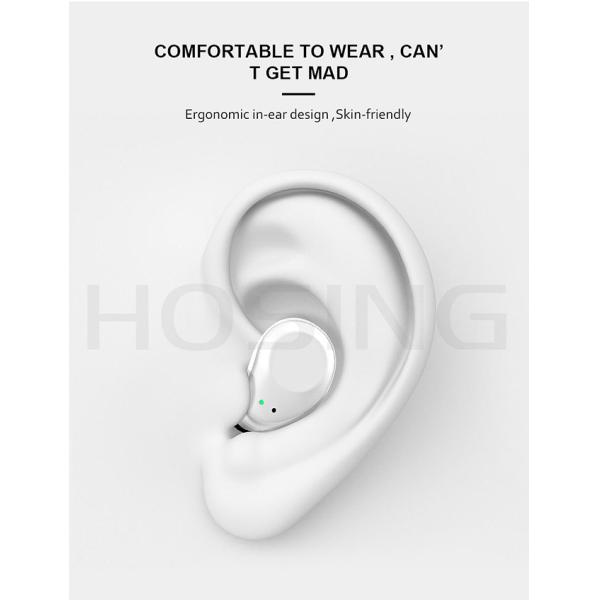 Portable Clear HiFi Sound TWS 40mAh In Ear Bluetooth Earpiece