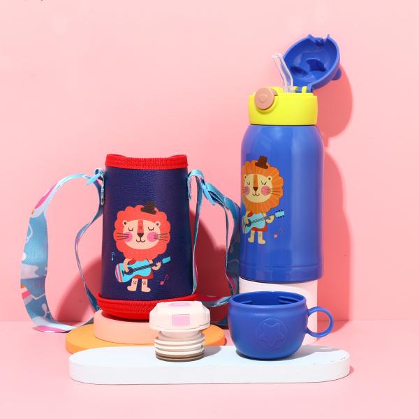 15.5oz 500ml Stainless Steel Kids Water Bottles Vacuum Insulated Water Bottle