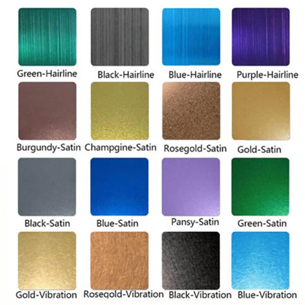 316 Green Mirror Decorative Stainless Steel Sheet 8K Polishing 0.3mm Thickness