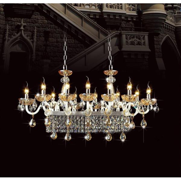 Long Rectangular dining crystal chandelier Lighting (WH-CY-106)