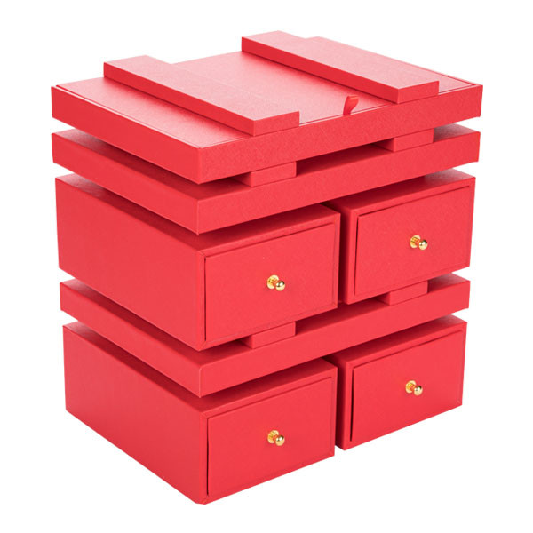 At Home Large Stand Up Jewelry Box , Display Luxury Necklace Gift Box