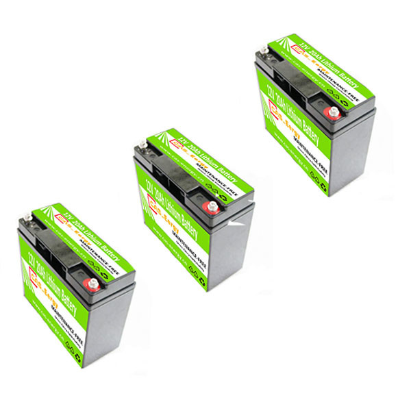 Rechargeable 12V 20Ah lithium li-ion lifepo4 battery pack for solar lights