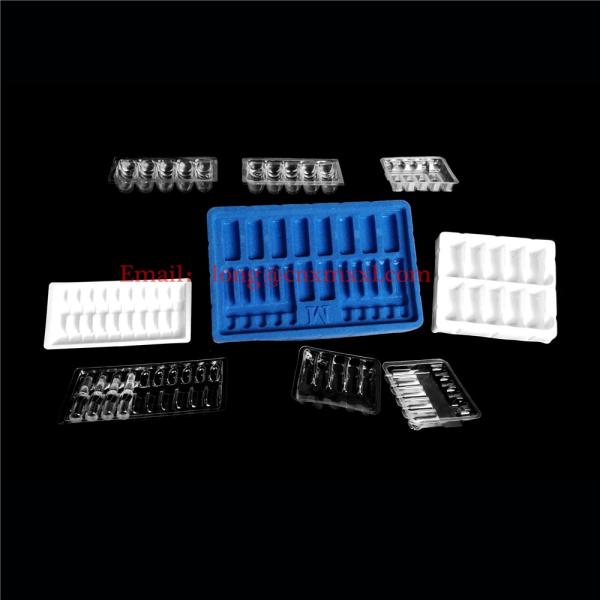 Injection Powder Oral Liquid Transparent Plastic Blister Tray Ampoule Bottle Water Needle 1ML 10pcs