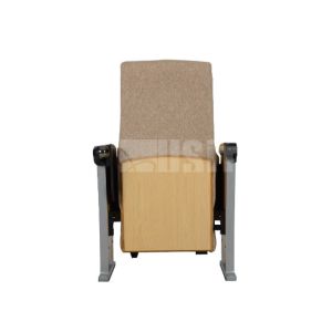 Solid Wood Armrest Conference Room Chairs , Theatre Seating Chairs Standard