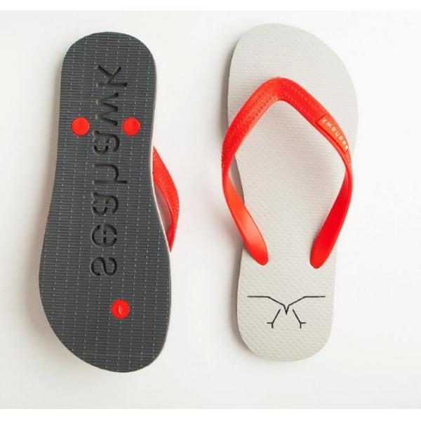 customed eva die cut and embossed slipper printed Womens Flip flop thongs slipers manufacturers