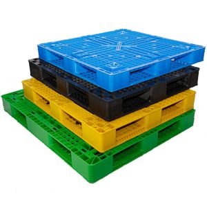 Quality Cold Racking Plastic Shipping Pallets Forklift Plastic Black Pallets for sale