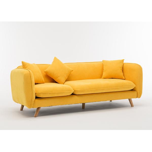 Modern Contemporary Bedroom Furniture Customized Three Seater Fabric Sofa