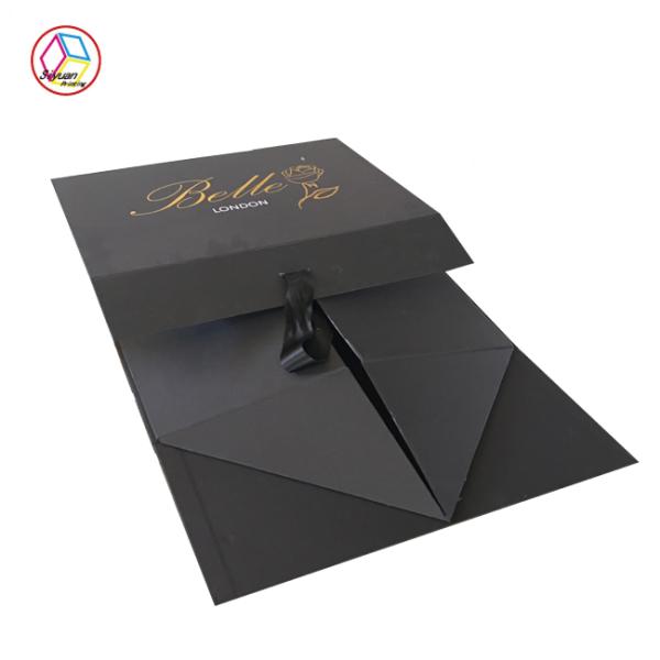Cubic Foldable Ivory Board Cardboard Gift Boxes Matte Lamination