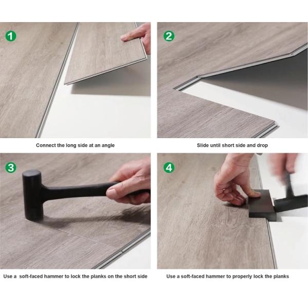 SPC Flooring Waterproof Vinyl Plank Engineered Wood Flooring 4mm for Indoor