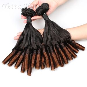Quality Professional Unprocessed Funmi Virgin Hair 16 Inch Ombre Spiral Curl for sale