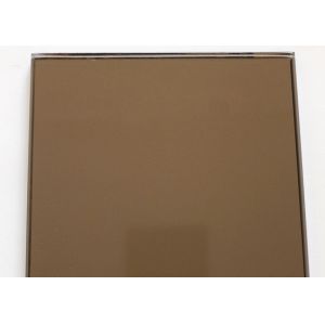 Quality 3mm Bronze Tinted Mirror Glass Multi Color With Good Erosion Resistant for sale
