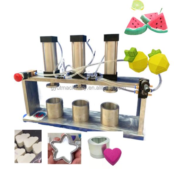 Mechanical Handmade Bath Bomb Press Pneumatic Soap Stamping Machine with 15 KG Weight