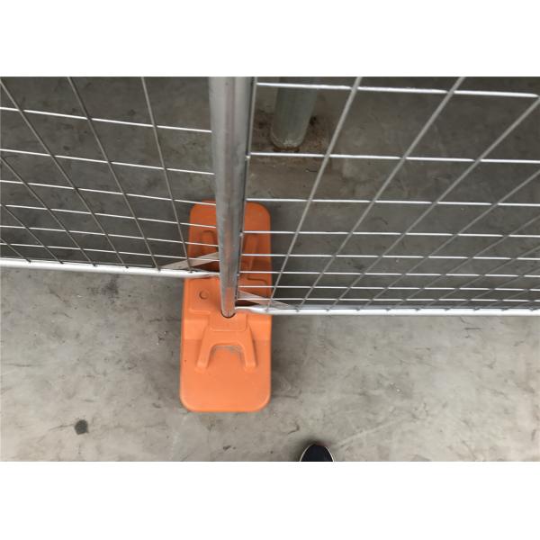 Customized Galvanized Temporary Fence Chain Link Fence Panels 6 X10 For Crowd Control