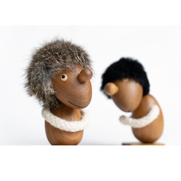 Odorless Handmade Wooden Toys Tabletop Small Wooden Animal Multiple Color