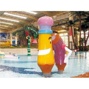 China spray park equipment, kids water play equipment, water slide equipment on sale