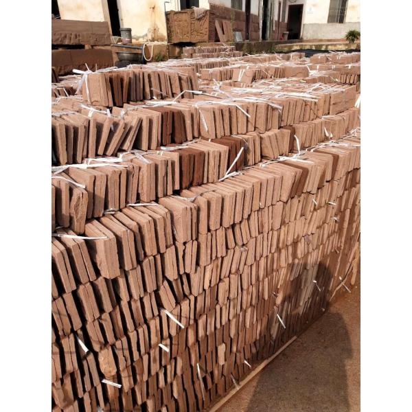 Yellow red Natural Sandstone Paving mushroom slab tile