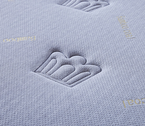 Diamond Design Pillow Top Mattress Topper , Foam Pillow Top Mattress Pad