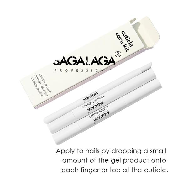 Cuticle Oil Pen Custom Logo Nail Growth Repair Serum With Cuticle Softener Remover and Pusher Plastic Nail Care Pen Tool Kit