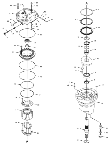 2283238 MOTOR GP-PISTON Parts scheme