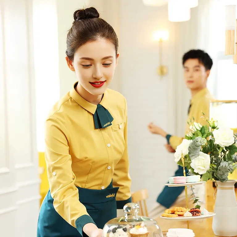 Customized Classic Chef Clothes Fast Food Restaurant Hotel Uniforms for Men and Women