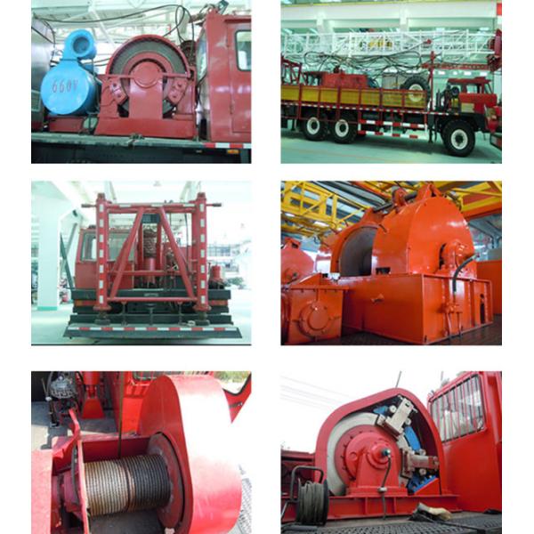 Heavy Duty 120ton Truck-Mounted Workover Rig For Oil Rig Drawworks