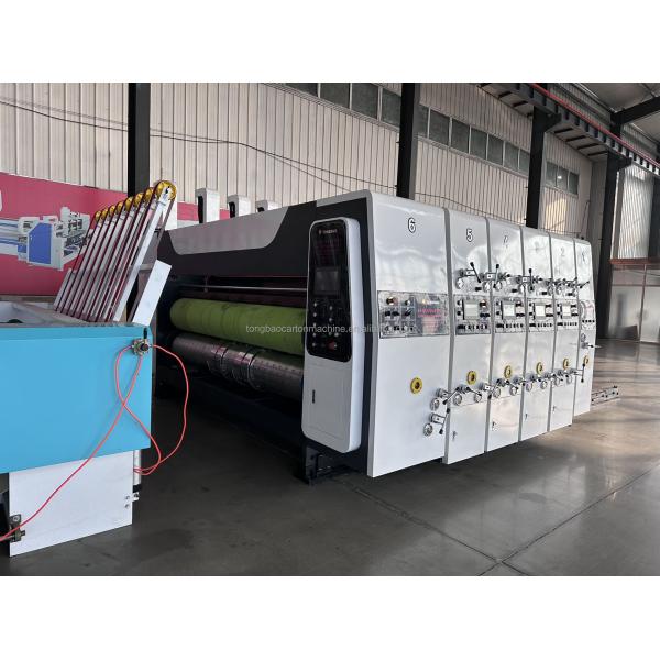 40000 KG Cutting Machine Slotting Die Printing Box Lead Packaging Feeder Automatic 3Colors Printer Machine