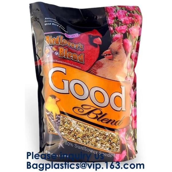 Custom Aluminum Foil Stand Up Flat Pouch Bags Stand Up Pouch Food Bag Protein Zipper Bag, standup pouch bags, bagease