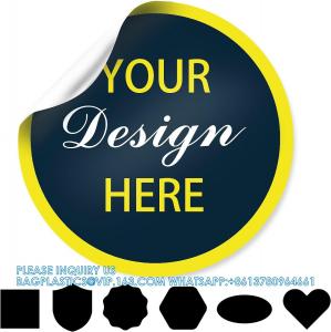 China Custom Vinyl Stickers For Business Logo, Personalized Stickers Labels With Image Text, 60 150 300-1000 Qty on sale