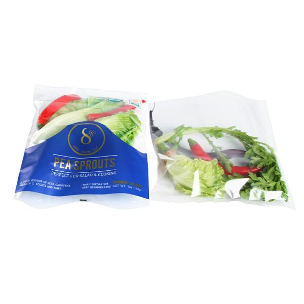 Plastic Fresh Fruit OPP Packaging Bag With Vent Holes Punch Handle