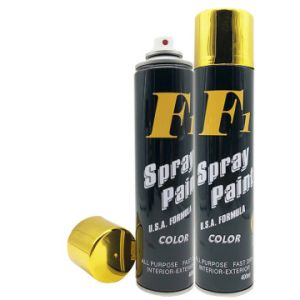 Bright Gold Metallic Electro Plated Aerosol Spray Paint