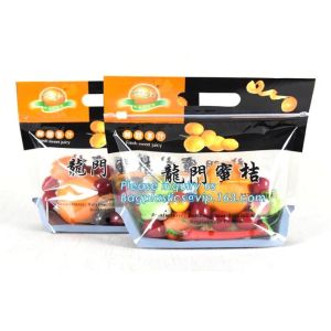 resealable stand up pouch slider zipper fresh fruit/vegetable protection