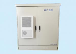Quality Radio And Television Outdoor OLT Fiber Optic Cabinet With Double Front Doors for sale