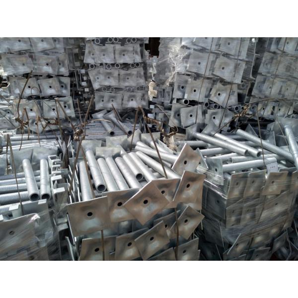 U Head Scaffolding Leveling Jacks Scaffolding Ringlock System High Loading