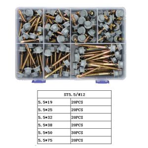 Various Specifications Self Drilling Screws Packaged In Plastic