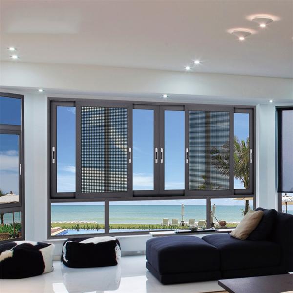 Double Glazed Modern Aluminum Casement Windows Customized Size