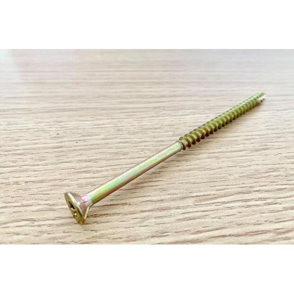Zinc Timber Plastic Wood Screws Double Countersunk Head Partial Thread