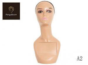 China A2 Female Mannequin Head Without Shoulders Rigorous Workmanship For Hat Display on sale