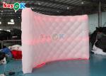 360 Inflatable Photo Booth Enclosure Backdrop Wall Led Changing Light Curved