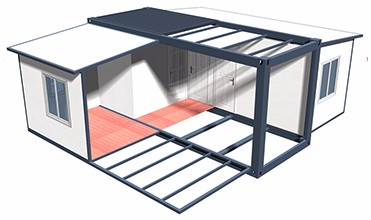 20ft / 40ft Shipping Container Home , 3M * 5.8M * 2.8M Expandable Container House