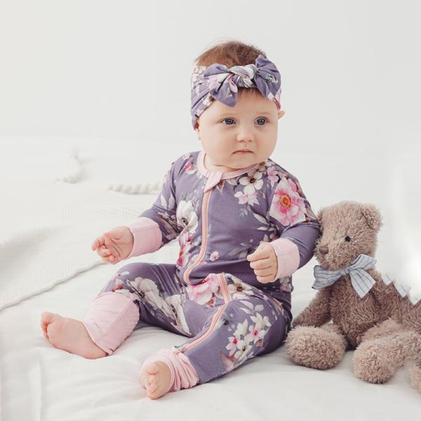 In Stock 2023 Bamboo Viscose Baby Sleep Rompers Organic Bamboo Baby Romper Newborn Reverse Zipper Jumpsuit Toddler Zip B