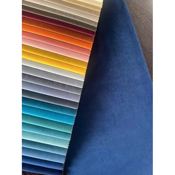 Water Resistant 400gsm Luxury Velvet Curtain Fabric Luxury Upholstery Fabric