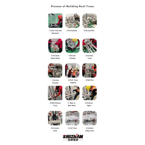 Performance Steel Roof aluminum truss stage light frame 600*760mm