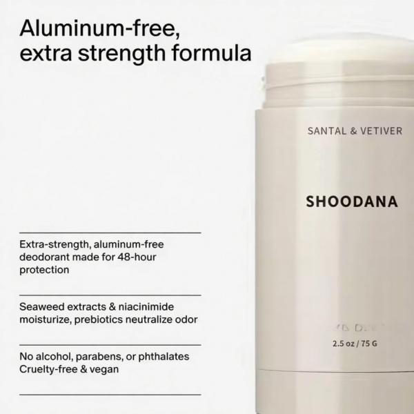 Natural Deodorant Gel for Sensitive Skin Aluminum-Free and Baking Soda-Free Vegan for Women and Men