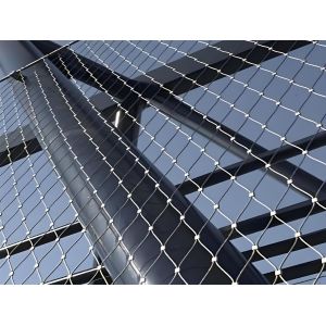 China 7x7 Structure Stainless Steel Wire Rope Mesh Net Wire Rope Mesh Railing on sale